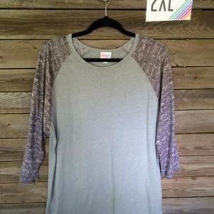2XL LuLaRoe Randy Baseball Tee